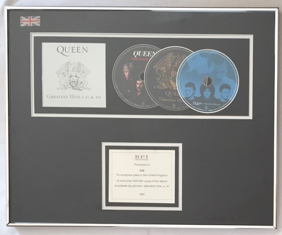Image for Greatest Hits I, II & III - BPI Sales Award presented to QUEEN