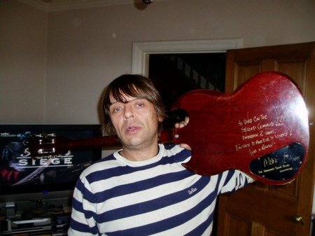 Image for The Stone Roses - Original Stage and Record Used Electric Bass guitar AUTOGRAPHED By MANI Signed GIBSON Guitar