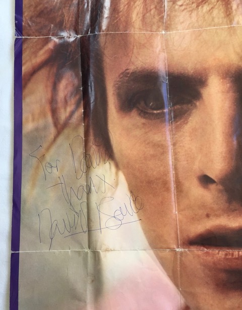 Image for Space Oddity poster SIGNED & DEDICATED