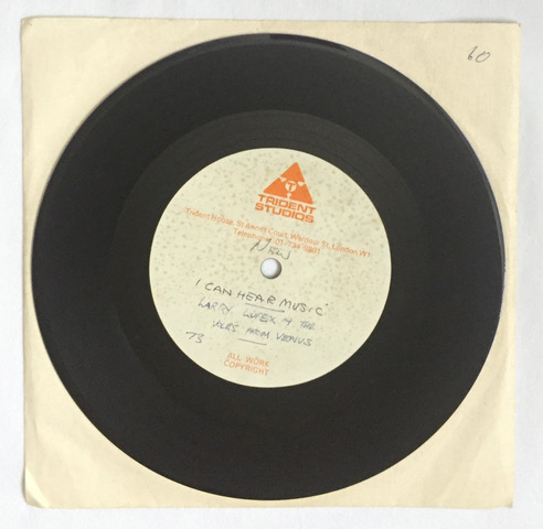 Image for I Can Hear Music 7" ACETATE