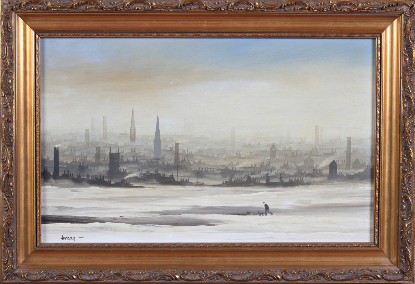 Image for Winter of Industry ORIGINAL BRAAQ PAINTING
