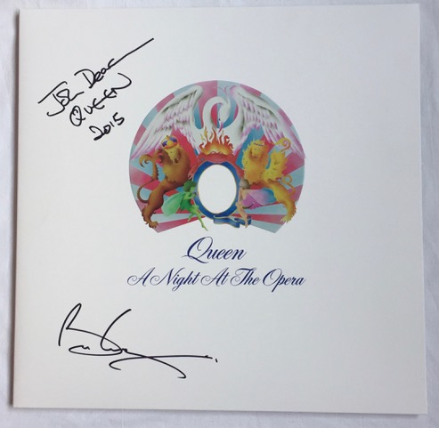 Image for A Night At The Opera DOUBLE SIGNED WHITE VINYL LP