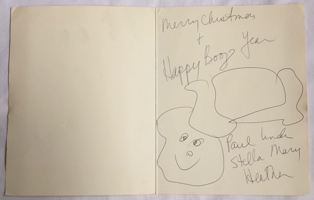 Image for Paul McCartney SIGNED Christmas Card