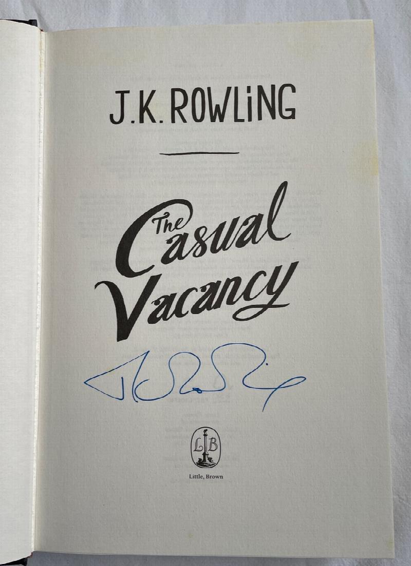 Image for The Casual Vacancy SIGNED