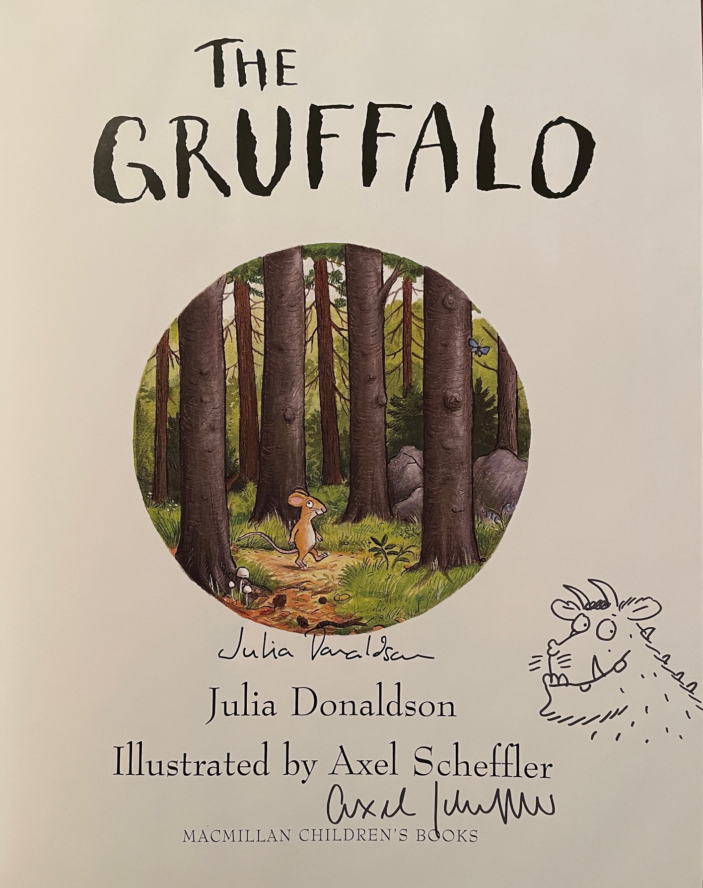 Julia Donaldson and Axel Scheffler: 'The Gruffalo's not a curse … it can be  a burden', Books